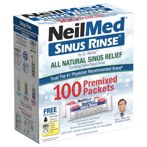 NeilMed Sinus Spülen 120 Vorgemischte Sachets