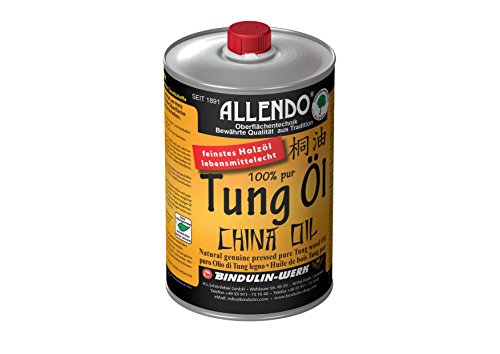 Tungöl - Holzöl - biologisches Naturprodukt lebensmittelecht (1000 ml)