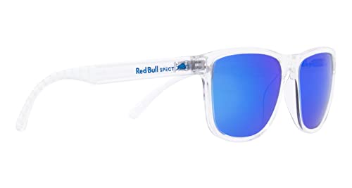 Red Bull Spect Eyewear Unisex Marsh Sonnenbrille, Shiny x'tal Clear, Large