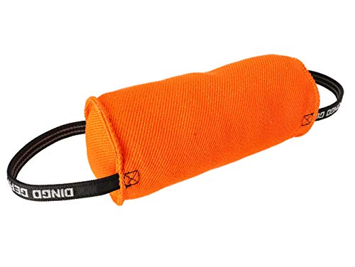 Dingo Gear Berta Nylcot Bite Tug für das Hundetraining K9 Dog Sports IGP Play Tug of War S00098, orange, 0,45 kg