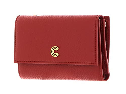 COCCINELLE Myrine Wallet Grained Leather Acero