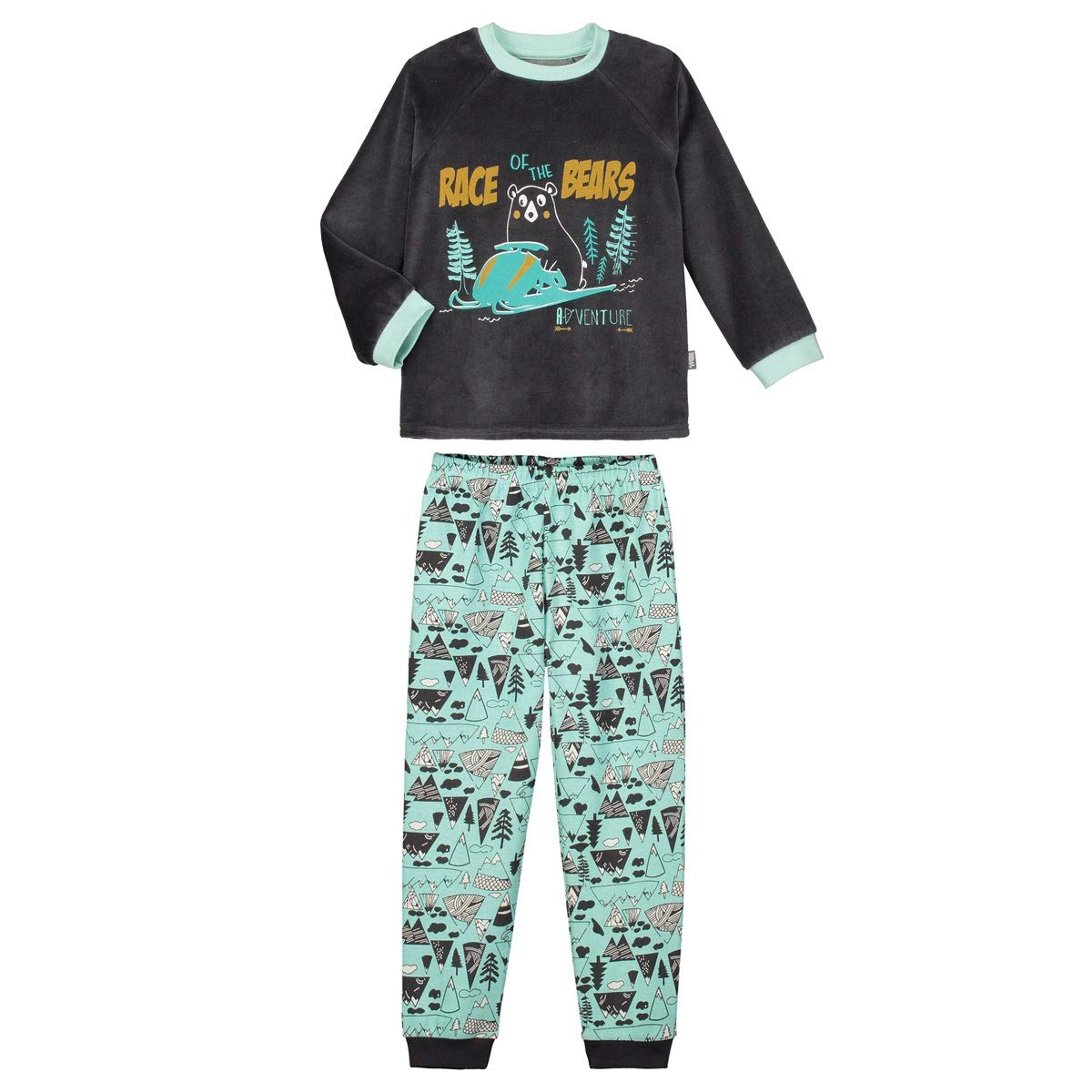 Pyjama Jungen Langarm snowrace – Größe – 2/3 Jahre (92/98 cm)