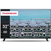 Thomson 32 Zoll (80 cm) Easy TV LED HD Fernseher (WLAN, Triple Tuner DVB-C/S2/T2, Google Assistant, YouTube, Netflix, DAZN, Prime Video, Disney+) – 32HD2S13-2023