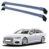 Auto Dachträger Dachreling für Audi - A6 Avant (C8, 4A5) [2018-2023], Dach Gepäckträger aus Aluminium,Black