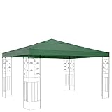 Ersatz-Überdachung für Grill-Pavillon, 2,5 x 2,5 m – Pavillon-Dach für den Außenbereich, Grilldach-Abdeckung, nur passend, nur obere Abdeckung, kein Rahmen