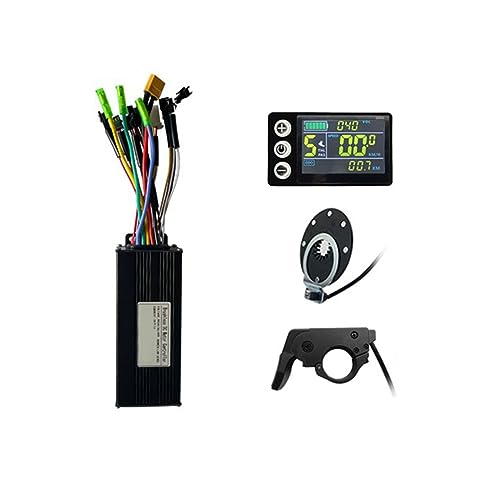 TPPIG Elektroroller, Lithium-Batterie, modifiziertes LCD-S866-Farbbildschirm-Instrument, 30 A Controller, Power-Booster, Drosselklappenset, Teile