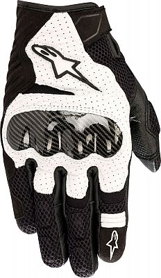 Alpinestars Motorradhandschuhe Smx-1 Air V2 Gloves Black White, Schwarz/Weiss, XXL