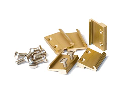 Massoth - Rail Clamps G Scale Brass 19MM 500/PACK