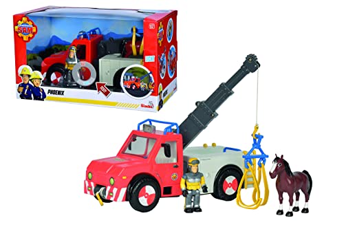 Simba Feuerwehrmann Sam Fahrzeug Phoenix Mit Figur 109258280038