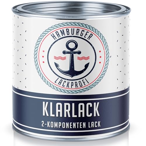 Hamburger Lack-Profi 2K Klarlack Glänzend farblos transparent im Set (2,5 kg)