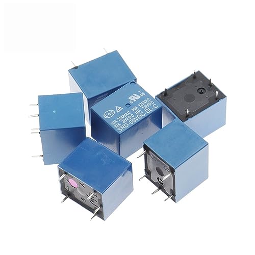 SRD-5VDC-SL-C SRD-12VDC-SL SRD-3VDC SRD-9V Relais 4/5PINS 12V DC Relais 3St (Size : SRD-48VDC-SL(5Pin))