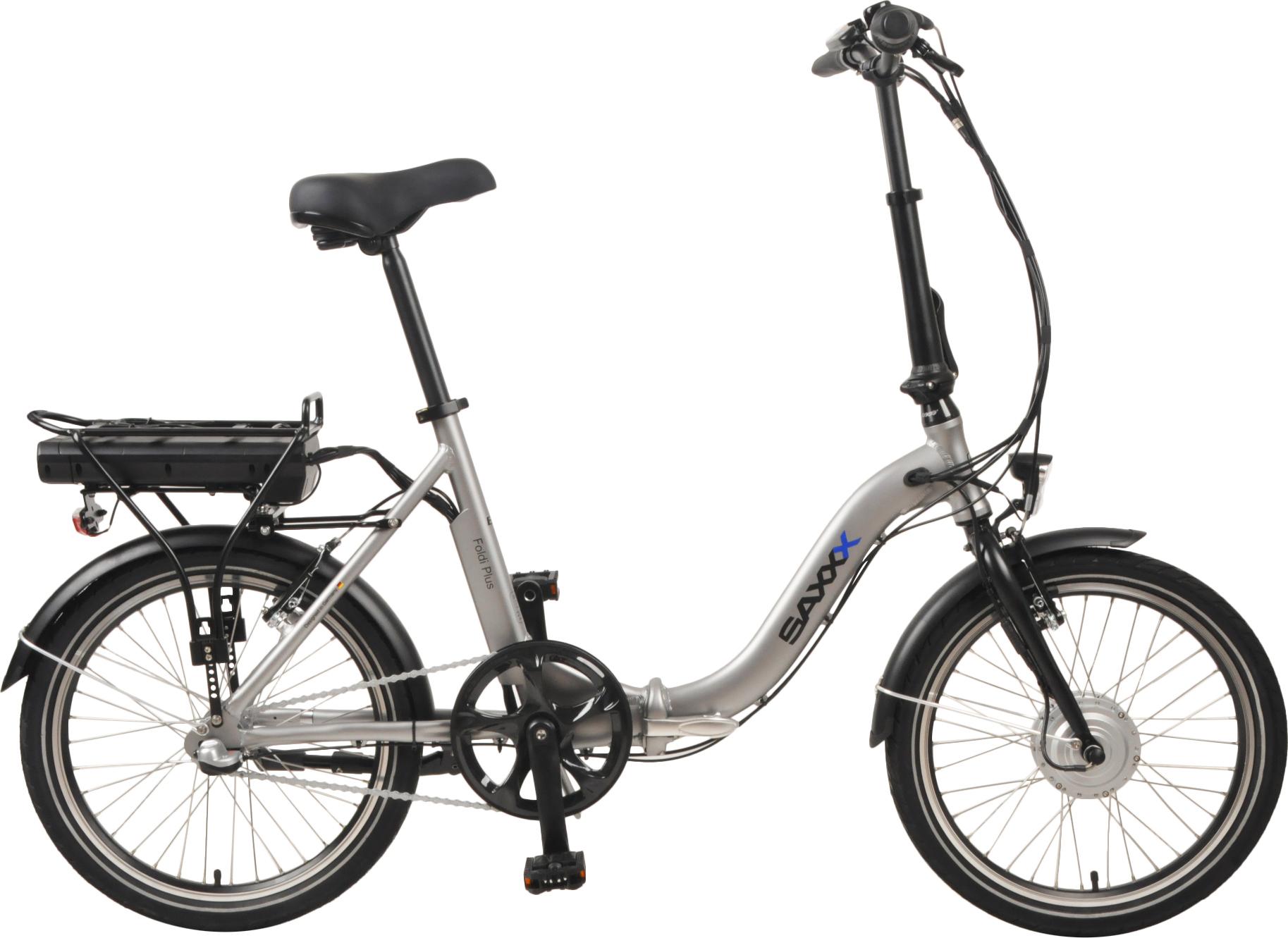 SAXXX E-Bike "Foldi Plus", 3 Gang, Shimano, Nexus, Frontmotor 250 W