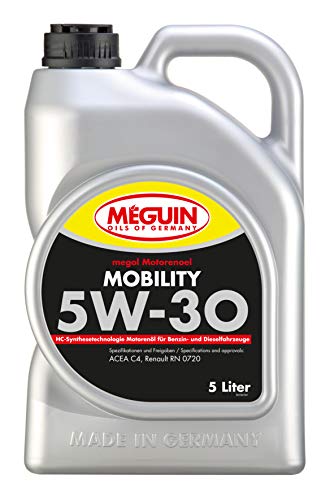 Meguin P002055 3182 Megol Motoröl Mobility SAE 5W-30, 5 L