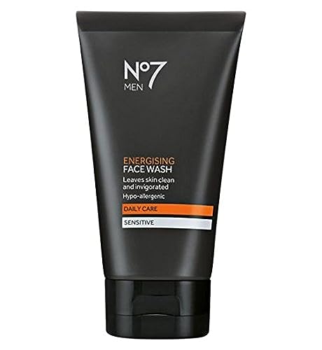 No7 Men Energising Face Wash 150ml For Sensitive Skin by No7
