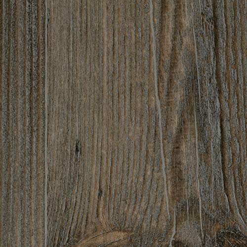 BODENMEISTER BM70489 Vinylboden PVC Bodenbelag Meterware 400, 500 cm breit, Holzoptik Diele Eiche dunkel rustikal