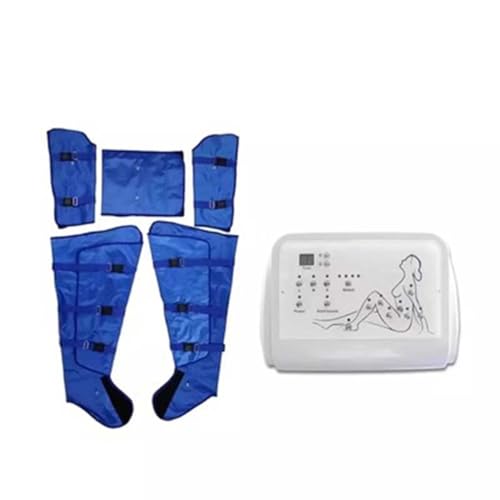 16 Gas Bag Anzug, Sequentielle Kompression Pressotherapie Maschine für den ganzen Körper Lymphdrainage Massage, Gewichtsverlust,Blue