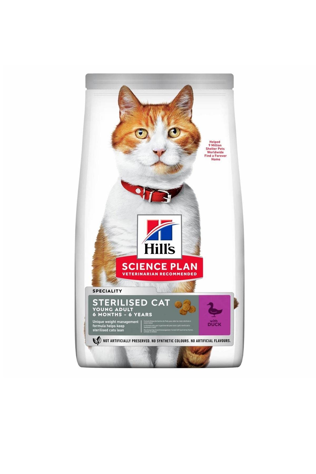 Hill's Science Plan Sterilised Cat Young Adult Ente