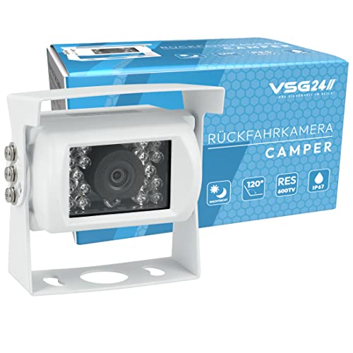 VSG Allround-Rückfahrkamera/Flexibler Einbau/schwenkbares Kameragehäuse / 120° & IP67 / 12Volt / Nachtsicht/e-Zulassung/Select-Serie
