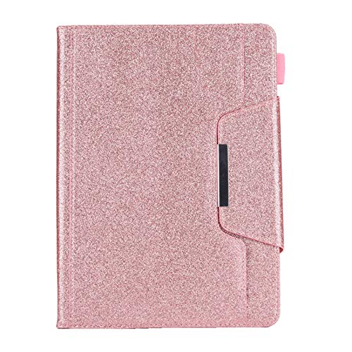 JIan Ying Schutzhülle für iPad Pro 12,9 (2018) (12,9 Zoll, 3. Generation) Tablet Slim Honorable Protector Cover Glitzer Pink