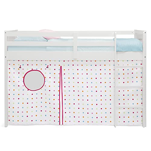 Delta Children Hochbett-Zelt – Vorhang-Set für Doppelbett (separat erhältlich), Punkte
