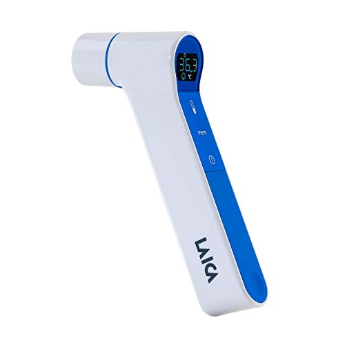 Laica TH1004 Infrarot-Thermometer für Kopfhörer und Front, ohne Kontaktfunktion, für Kinder