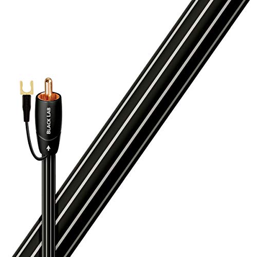 AudioQuest 16 m Black Lab Cinch-Kabel, Schwarz – Audiokabel (RCA, RCA, Kupfer, 16 m)
