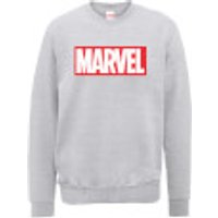 Marvel Logo Männer Sweatshirt - Grau - S - Grau