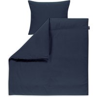 Alvi Bettdeckenbezug für das Bettchen Bettwäsche Mull blau G1