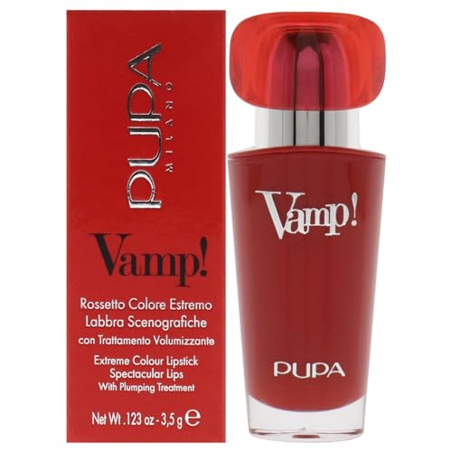 Pupa Milano Vamp! Extreme Color Lippenstift mit Plumping Treatment - 101 Warm Nude für Frauen 3,5g Lippenstift