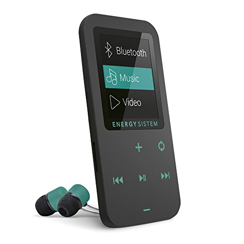 Energy Sistem MP4 Touch Bluetooth (MP4 Player, Bluetooth, 8 GB, Touch-Tasten, FM Radio und microSD Kartenleser) – Mintgrün