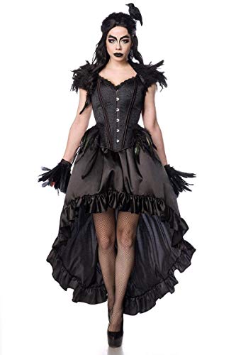 Mask Paradise Gothic Crow Lady 80158 - tolles Faschingskostüm S
