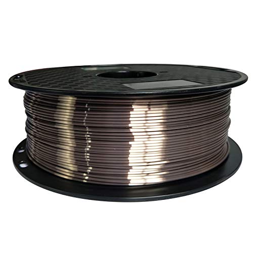 Seiden-PLA-Filament Roségold 1,75 Mm 1 Kg Spule Seidenmetall-PLA-Filament Für 3D-Drucker Und 3D-Stift(Color:Roségold)