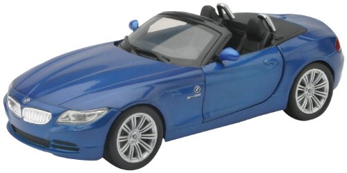 New Ray – 71186 Hat – Fahrzeug Miniatur – BMW Z4 Cabrio – Maßstab 1/24 – Blau