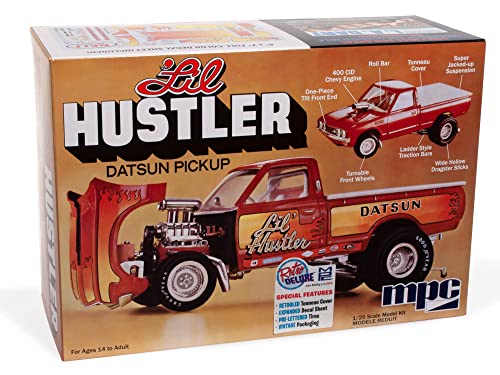 MPC MPC982/12 1/25 1975er Datsun Pick-Up, Li`l Hustler Modellbausatz, Mehrfarbig