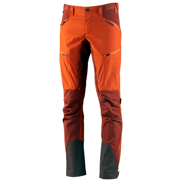 Lundhags - Makke Pant - Trekkinghose Gr 58 - Regular rot/schwarz/orange