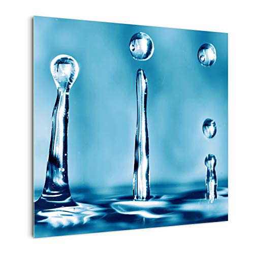 DekoGlas Küchenrückwand 'Wassertropfen' in div. Größen, Glas-Rückwand, Wandpaneele, Spritzschutz & Fliesenspiegel