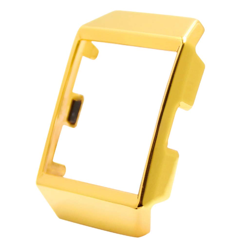 UKCOCO Smart Watch Schutzhülle Uhrenabdeckung aus Metall Uhrengehäuse Hüllenabdeckung Fall schützende Metallrahmenabdeckung intelligent Stoßstange Bildschirmgehäuse Schutzfilm Anschauen