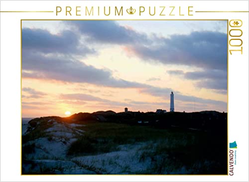 CALVENDO Puzzle Sonnenuntergang in Blåvand 1000 Teile Lege-Größe 64 x 48 cm Foto-Puzzle Bild von Steffani Lehmann