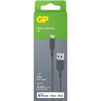 GP Batteries CL1N USB Kabel 1 m USB 2.0 Lightning USB A Grau (160GPCL1N-C1)