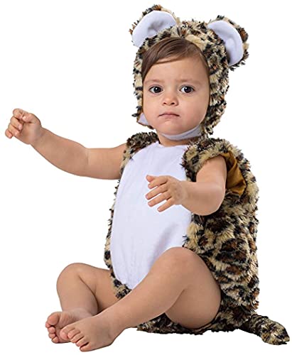 Dress Up America Leopard-Kostüm für Babys - Baby Animal Dress Up - Baby-Leopard-Blase Kostüm und Hut