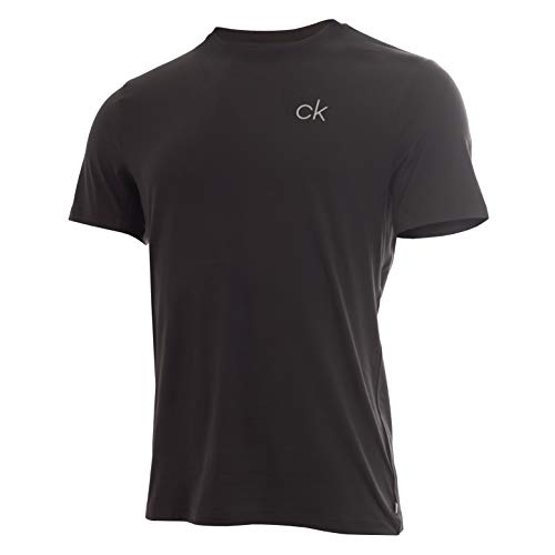 Calvin Klein Herren Newport Tee Golf-T-Shirt, schwarz, Klein