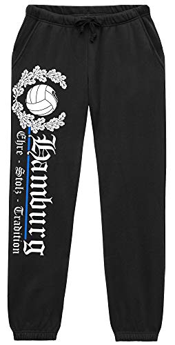 Hamburg Ehre u. Stolz Herren Jogginghose | Fussball Ultras Fan Hose | M2 (XL)