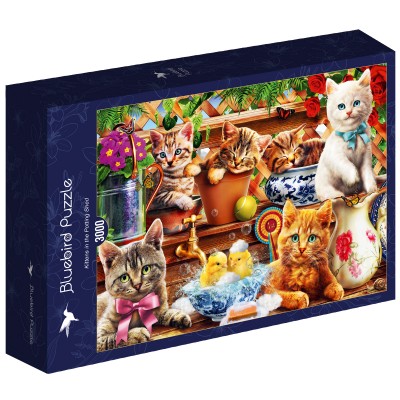Bluebird Puzzle Kittens in the Potting Shed 3000 Teile Puzzle Bluebird-Puzzle-70575-P 2