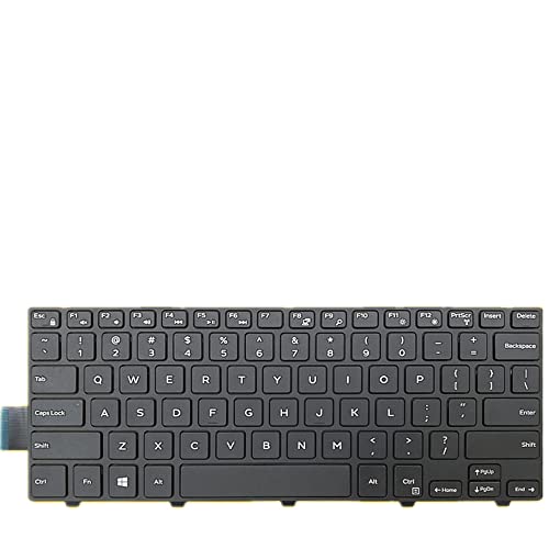 FQ Laptop Tastatur für Dell Vostro 14 14 5000 Amerikanische Version Schwarz