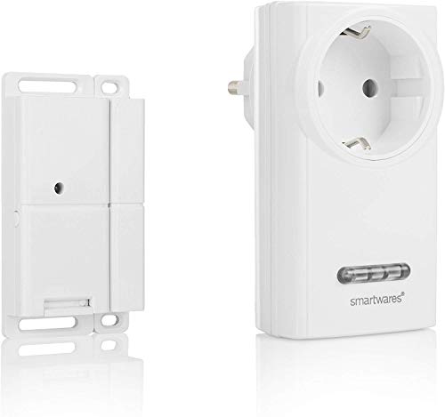 Smartwares Dunstabzugshauben-Set Plug&Connect Steckdosenschalter, Magnetkontakt, weiß