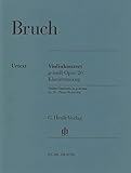Konzert 1 G-Moll Op 26 Vl Orch. Violine, Klavier: Besetzung: Violine und Klavier (G. Henle Urtext-Ausgabe)