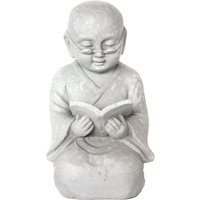 Deko-Figur Shaolin Mönch lesend 25 cm