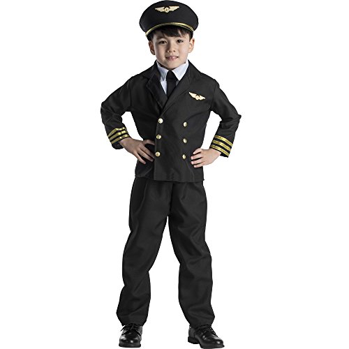 Dress Up America Wenig Junge Pilotenjacke Kostüm Set