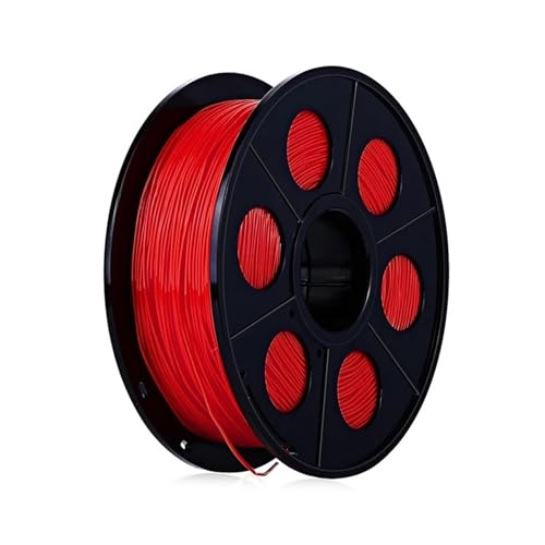 Rote 1 kg/Rolle 3D-Druckerfilamente, 1,75 mm flexibles TPU, 3D-Stiftmaterialien, solides buntes Filament, einfach zu druckendes Zubehör