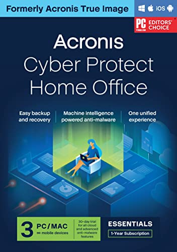 Acronis Cyber Protect Home Office 2023 Premium  1 TB Cloud-Speicher 1 PC/Mac 1 Jahr Windows/Mac/Android/iOS Internet Security inklusive Backup Aktivierungscode per Post